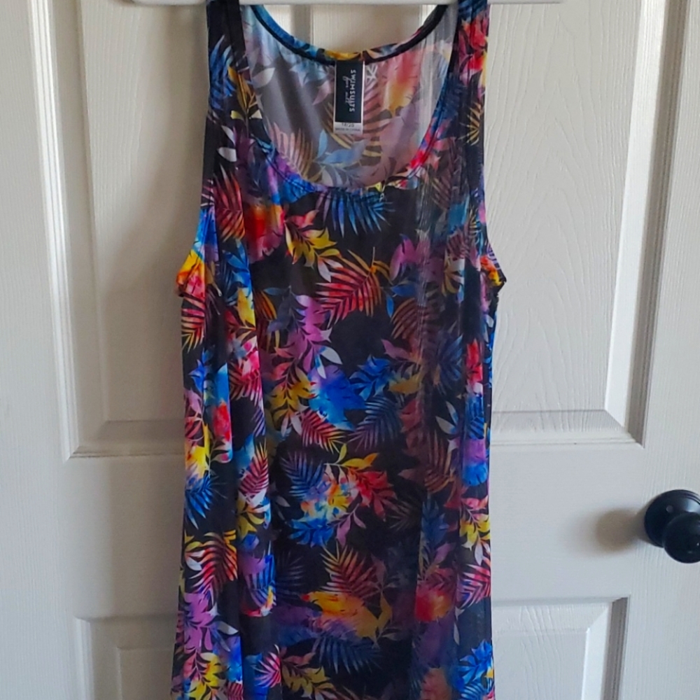 3/$12 Tropical Print Women's Swim Cover-Up